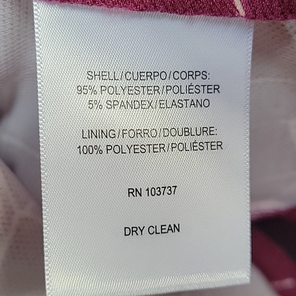 JM Collection Women's Purple Geometric Knee-Length Sheath Dress Size 8 - Picture 10 of 12